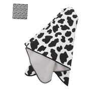 POPETPOP Envoltura para Gatos Suave y Cómoda Estampado De Vaca para Cortar Uñas y Administrar Medicamentos Color