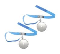 POPETPOP Espejo Banda Cabeza de Silicona y Acero Inoxidable, Ajustable para Otorrinolaringología en Clínicas Generales y Cirugías, Pack de 2 Unidades