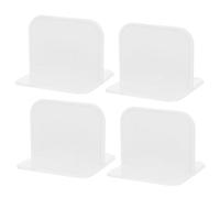 POPETPOP Estabilizadores de Plástico Blanco Antideslizantes para Parque Infantil 4 Piezas para Asegurar y Fijar de Forma Segura y Estable el Playpen al Suelo