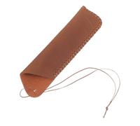 POPETPOP Estuche De Cuero con Doble Funda para Bolígrafo, Suave Y Protector, para Pluma Estilográfica, Estuche De Transporte para Material De Oficina Y Escuela.