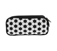 POPETPOP Estuche de Fútbol para Lápices con Gran Capacidad Bolsa de Poliéster Resistente con Cremallera Organizador Escolar para Adolescentes y Diseño Deportivo para Diario