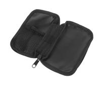 POPETPOP Estuche de Transporte Bolsa Negra para Glucómetros de Tela Bolsa Negra de Tela y Protección contra Pérdidas y Suministros Médicos Conveniente para Viajes Cortos