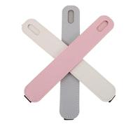 POPETPOP Estuche Protector para Lápiz Óptico Correa Elástica Ajustable, 3 Piezas, Tamaño Pequeño Compatible Tabletas de 8 a 10,3 Pulgadas, Colores Beige, Gris y Rosa, Funda para Bolígrafo