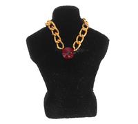 POPETPOP Expositor De Casas De Muñecas Escala Maniquí De Collar para Joyería Miniatura Soporte para Collares Accesorios De Microjoyería para Decoración De Almacenamiento De Joyas para