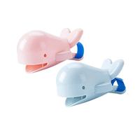 POPETPOP Extensor De Grifos De Lavabo y Grifo Para Niños, Diseño Delfín Flexible, Material Seguro y Duradero, Accesorios Para Baño y Cocina, Color Aleatorio, 2 Piezas Para Bebés