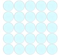 POPETPOP Fichas Fáciles de Manejar Contar y Clasificar de Bingo 100 de Acrílico Transparentes de 19 Mm para Actividades Educativas y Noches de Juego