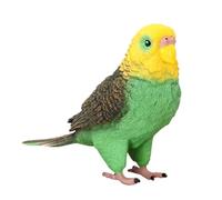 POPETPOP Figura de Loro Decorativa Realista para Escritorio Juguete Educativo con Detalles y Colores Brillantes de Loro Artificial para Decoración de Interiores
