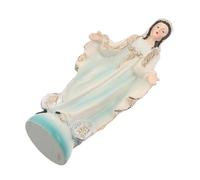 POPETPOP Figura de Resina Virgen de Guadalupe Mexicana Estatua Pequeña Santa Madre para Decoración Religiosa del Hogar y Iglesia Escultura Artesanal Detallada para Regalo Navideño