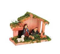 POPETPOP Figuras Natividad Resinadas para Decoración De Mesa Decoración para Escritorio Escena del Festival De Pascua Celebración del Belen Navidad