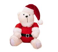 POPETPOP Figurita de Oso Peluche Adorable Oso de Peluche Decoración y de Fiesta Navideña