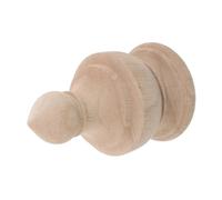POPETPOP Finial de Madera Maciza sin Terminar Tope Decorativo para Barandillas y Postes de Cama Diseño Tallado Vintage para Escaleras Muebles y Decoración Interior