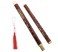 POPETPOP Flauta Dulce Soprano de Bambú para Estudiantes, Instrumento Musical Profesional Afinación Precisa, Flauta Travesera Portátil para Aprendizaje Musical