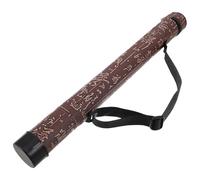 POPETPOP Flute Case Bamboo Dizi Double-layer Protective Bag With Adjustable Strap For Portable Woodwind Instrument Storage Inner Diameter