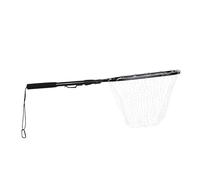 POPETPOP Foldable Fishing Net with Silicone Mesh Lightweight Portable Handle For Aquarium Trout Shrimp Outdoor Use Compact Travel-Friendly Design