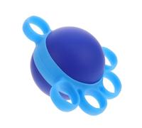 POPETPOP Fortalecedor de Agarre de Mano TPR Azul, Ligero y Cómodo, Pelota para Ejercicios de Rehabilitación y Fortalecimiento de Dedos en Adultos Mayores y Jóvenes