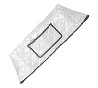 POPETPOP Funda Antipolvo con Bolsillo Plegable para Máquina de Coser Material de Algodón y Aluminio, Diseño Chic para Decoración del Hogar y Espacio de Trabajo