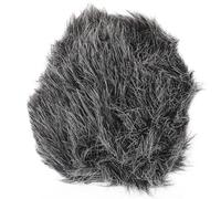 POPETPOP Funda de Felpa para Micrófono, Protector contra Viento y Ruido, Reutilizable, Negro, para Grabación y Ktv, Cubierta Acolchada