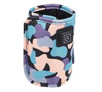 POPETPOP Funda Para Calienta Biberones Usb Para Bebés, Bolsa Térmica Portátil Negra, Ajustable Protección Antideslizante, Calentador Eléctrico Para Uso Coche y Hogar