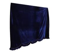 POPETPOP Funda para Piano Vertical Protectora de Terciopelo Dorado Cubre Piano Completo Antipolvo Lavable para Uso Salas de Conciertos o Hogares