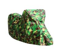 POPETPOP Funda y Cubre Bicicleta de Tela Oxford para Motocicleta y Bicicleta Protección Total Camuflaje Xl para Almacenamiento al Aire Libre