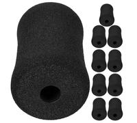 POPETPOP Fundas de Esponja para Rodillo de Ejercicio de Gimnasio, 10 Unidades, Material Espuma, Accesorio para Entrenamiento Abdominal, Reemplazo de Almohadilla, Uso en Máquinas de Fitness