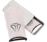 POPETPOP Fundas para Dedos y Pulgares para Juegos Móviles Set de 1 Par Material de Fibra de Plata Ultrafina Transpirable Antideslizante y Antihumedad Color Negro Caja Metálica para