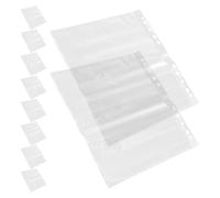 POPETPOP Fundas para Negativos de Película Fotográfica 10 Piezas Impermeables Resistentes al Agua y Polvo, Hojas de Almacenamiento de Archivo 135 Agujeros para Carpeta, Adecuado