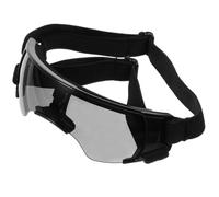POPETPOP Gafas para Perros, Protector Ocular para Perros, Protección UV, Eva, Negro, Ajuste Cómodo con Ganchos para Orejas Ajustables, para Montar y Uso al Aire Libre
