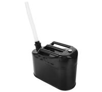 POPETPOP Garrafa Gasolina Portátil de 5l de Acero al Carbono con Diseño Confiable y Tubo para Uso en Utv, Suv y Atv, Depósito Compacto y Resistente para Combustible