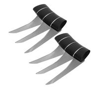 POPETPOP Garras de Carne Acero Inoxidable 230g 2 Piezas para Desmenuzar y Servir Utensilios Cocina Barbacoa Cortar Carne Hogar y Restaurantes