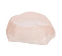 POPETPOP Gorro Peluca Hombre con Base PU Transpirable Net Resistente Borde de Goma Antideslizante para Cobertura Natural de Calvicie y Cabello Blanco