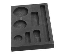 POPETPOP Graphite Mold For Metal Casting Crucible High Purity Heat Resistant Suitable For Aluminum Brass Zinc Smelting And Ingot Making