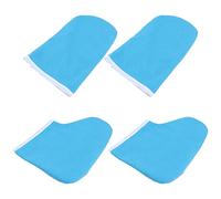 POPETPOP Guantes de Algodón para Terapia de Parafina y Cubrepiés, para Manos y Pies, Kit de Cuidado en Spa en Casa, Accesorios para Baño de Cera