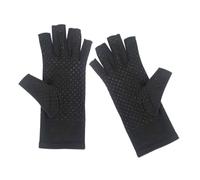 POPETPOP Guantes de Protección UV para Ciclismo y Pesca, Talla M, Negros Puntos Antideslizantes, Resistentes al Desgaste, Transpirables para Actividades al Aire Libre