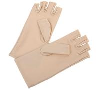 POPETPOP Guantes sin Dedos para Mujer, Protección UV, Medios Dedos, Transpirables y Flexibles, para Conducción y Senderismo al Aire Libre