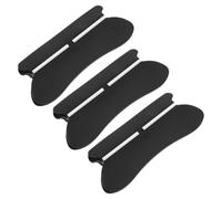 POPETPOP Guía de Ángulos para Afilar Cuchillos Material Plástico y Cerámica Clip de 4 Grados Protege Cuchillas y Piedras, Paquete de 3 Unidades Color Negro para Cocina Profesional