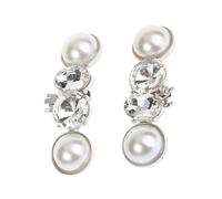 POPETPOP Hebillas de Perlas con Diamantes para Zapatos de Novia Accesorios Elegantes y para Decoración de Boda Clips Decorativos Fáciles de Instalar para Tacones y Fiesta