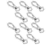 POPETPOP Hebillas Metálicas Cierre Seguro y Fácil Instalación 10 de Metal Plata para Bolsos y Mochilas para Accesorios de Equipaje y Proyectos
