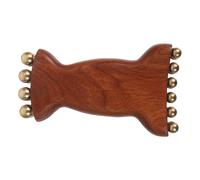 POPETPOP Herramienta de Masaje Facial de Madera de Sándalo Ergonómica para Masaje de Cuello y Acupresión Masajeador Manual Multifuncional con Cuentas para Mejorar la Circulación y