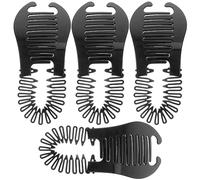 POPETPOP Herramienta para Trenzar Pelo 4 Pcs Peine Flexible de Doble Cara Accesorio para Cabello Grueso para Mujeres Peine Banana para Trenzas Doméstico