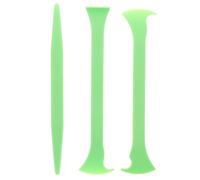 POPETPOP Herramientas de Plástico Verde Fácil de Usar Kit de 3 para Acabado de Bordes para Envolver y Tintar Ventanas de Automóviles en Vinilos de Coche