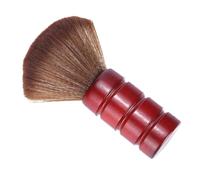 POPETPOP herramientas de salón cepillo con mango de madera soplador polvo herramienta de peinado cepillo de pelo de fibra suave cepillo de limpieza cepillo para el pelo plumero