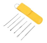POPETPOP Herramientas para Limpiar los Oídos Kit de Cuchara de Acero Inoxidable Herramientas para Quitar Cerumen Limpiador de Oídos para Uso Doméstico para Eliminar la Cera