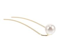 POPETPOP Horquilla para Moño de 12,5 Cm Perla Única, Horquillas Decorativas Chinas para Cabello Largo, Pasador de Moño Femenino para Peinados Elegantes y Uso Diario