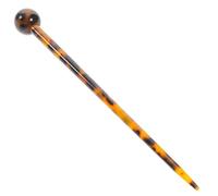 POPETPOP Horquilla Para Moño De Acetato De Caparazón De Tortuga Unitaria Tamaño Mediano Para Cabello Largo y Grueso Mujer Uso Diario Fiesta y Bodas