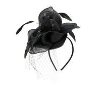 POPETPOP Horquilla Pelo de Flores Tocado para Mujer Diadema para Fiesta de Té Sombrero de Dos Usos para Banquete de Graduación Material