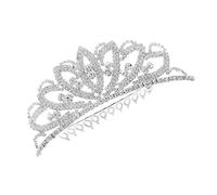 POPETPOP Infantil Pasadores De Plata Pinza De Pelo De La Boda Para Niñas Diademas De Niñas Accesorios Para El Cabello De Las Niñas Tiara Novia Cabello Recogido Chica