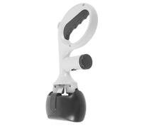 POPETPOP Inodoro Asiento de Coche para Perros clíper Cosas de Perro Accesorios para Perros recogedor de para Perros para Patio Pala para Caca de Perro el plastico Grey