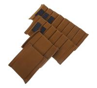 POPETPOP Inserto para Bolsa de Cámara 4 Compartimentos Ajustables Separador Acolchado de Espuma Epe y Poliéster Marrón Protección contra Impactos y Agua Adecuado para Organizar Equipo