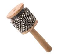 POPETPOP Instrumento de Percusión de Madera Cabasa Juguete Musical Creativo Compacto y Ligero Sonido Claro y Ergonómico para de Ritmo y Coordinación